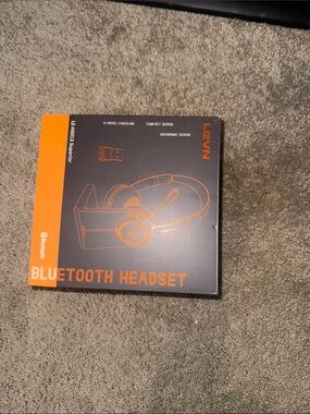 Amazon Bluetooth Headset - Black and Orange